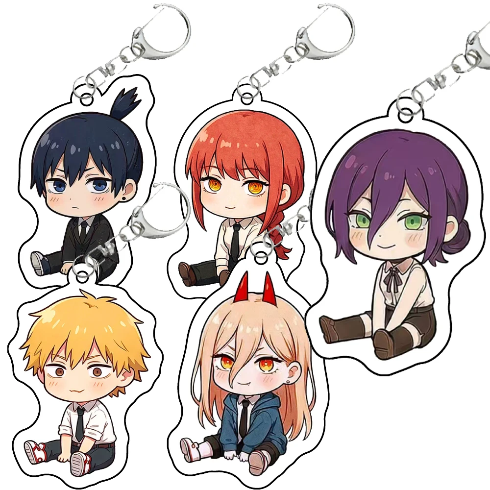Chainsaw Man Anime Acrylic Keychain Pendant