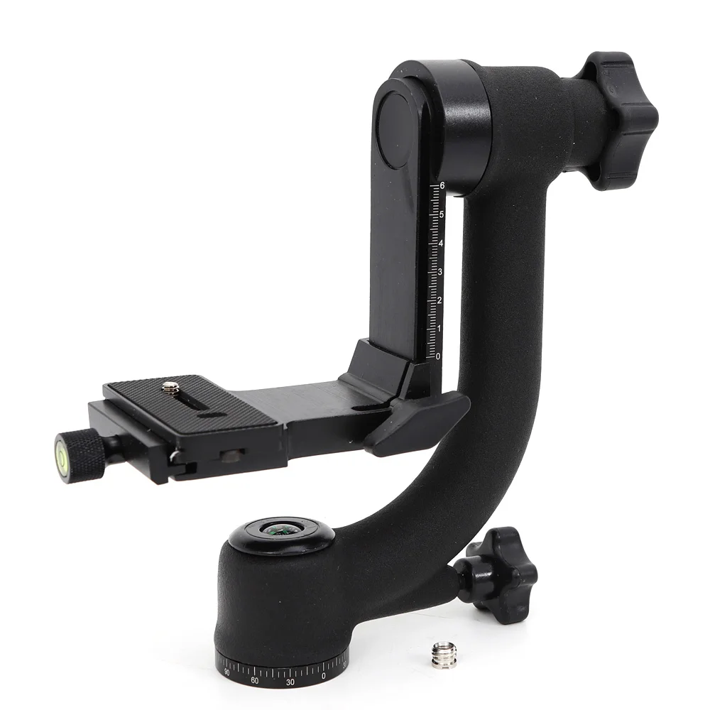 

360° Rotatable Panoramic Tripod Head Ball Mount +QR Plate for Camera Lens