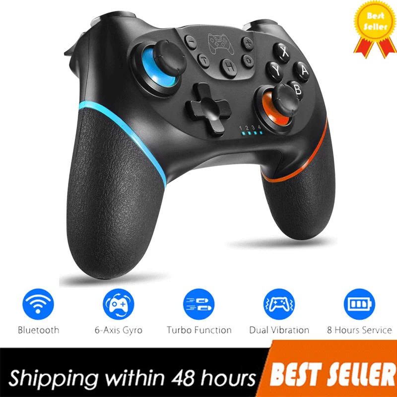 Switch Controller, Wireless Pro Controller for Switch/Switch Lite/Switch OLED, Switch Remote Gamepad with Joystick