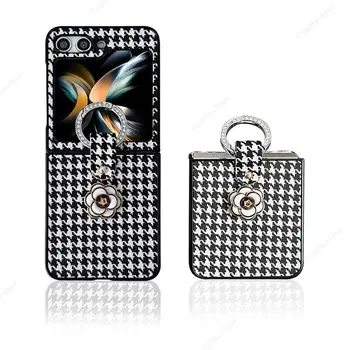 Custodia per telefono di lusso per Samsung Galaxy Z Flip 5 4 3 Flip5 Cover Galaxy Z Flip4 ZFlip5 Flip4 Custodia protettiva Z Flip 5 Funda