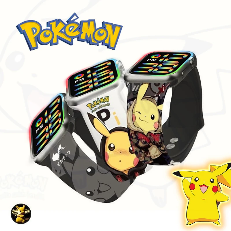 Светодиодные детские часы Pokemon