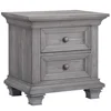 Westport 2 Drawer Nightstand, Dusk Gray 1