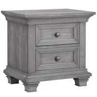 Westport 2 Drawer Nightstand, Dusk Gray 1