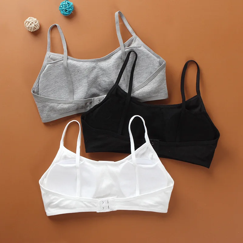 Training Bra Pack Crop Cami Tops Training Bras for 10-15Years Kids Seamless  Bra Little Girls Underwear