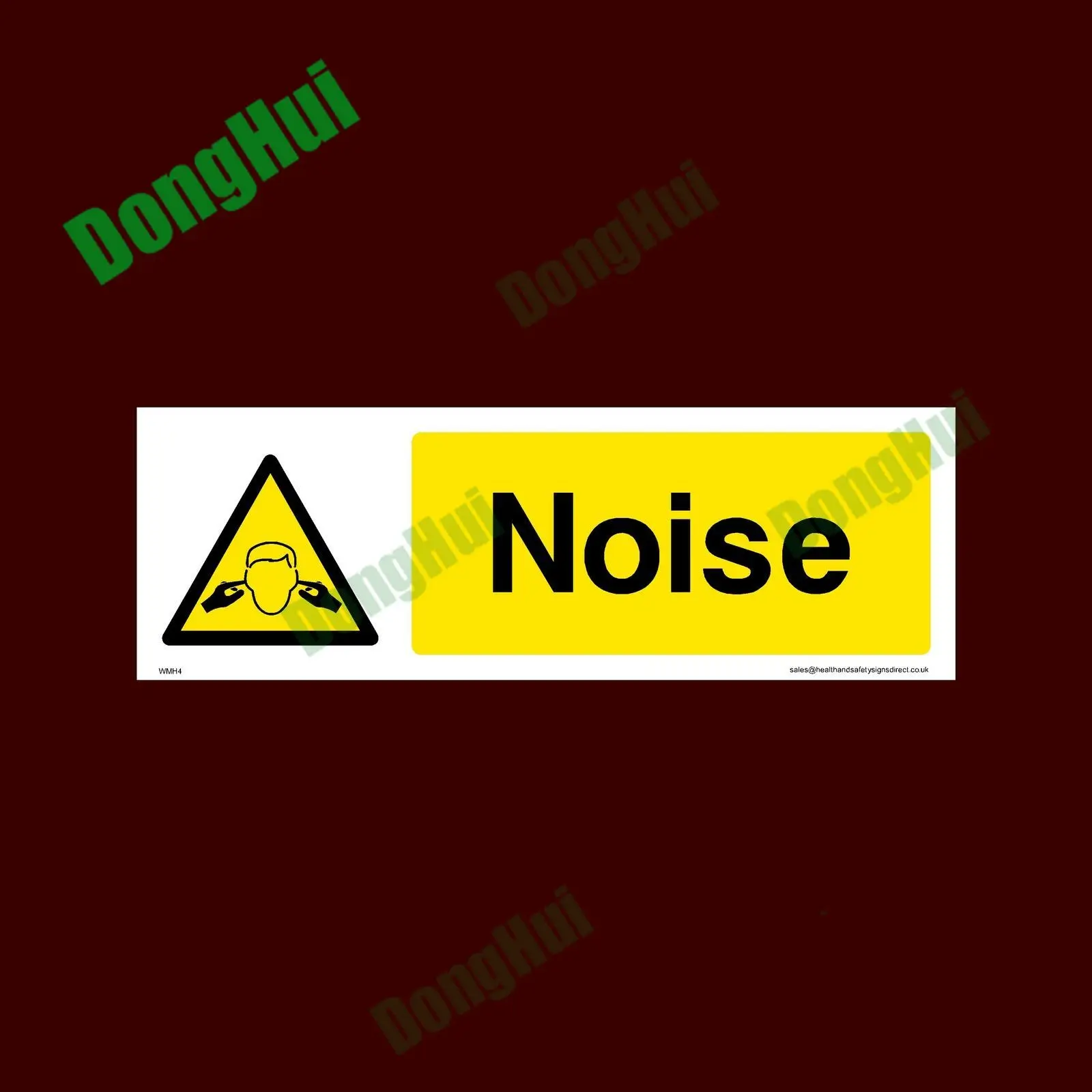 Warning Caution Danger Welding Noise Plastic Sign Car Sticker Workshop Warning Sign Traffic Warning Sign PVC waterproof