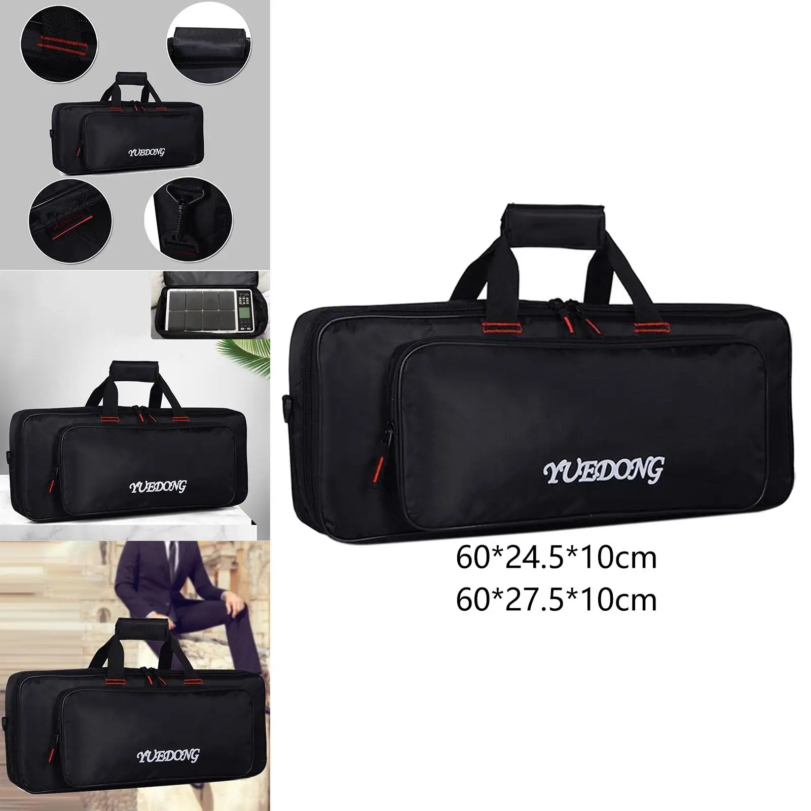 Instrument Case Wear Resisting Accessories Hand Handle Zipper for Traveling