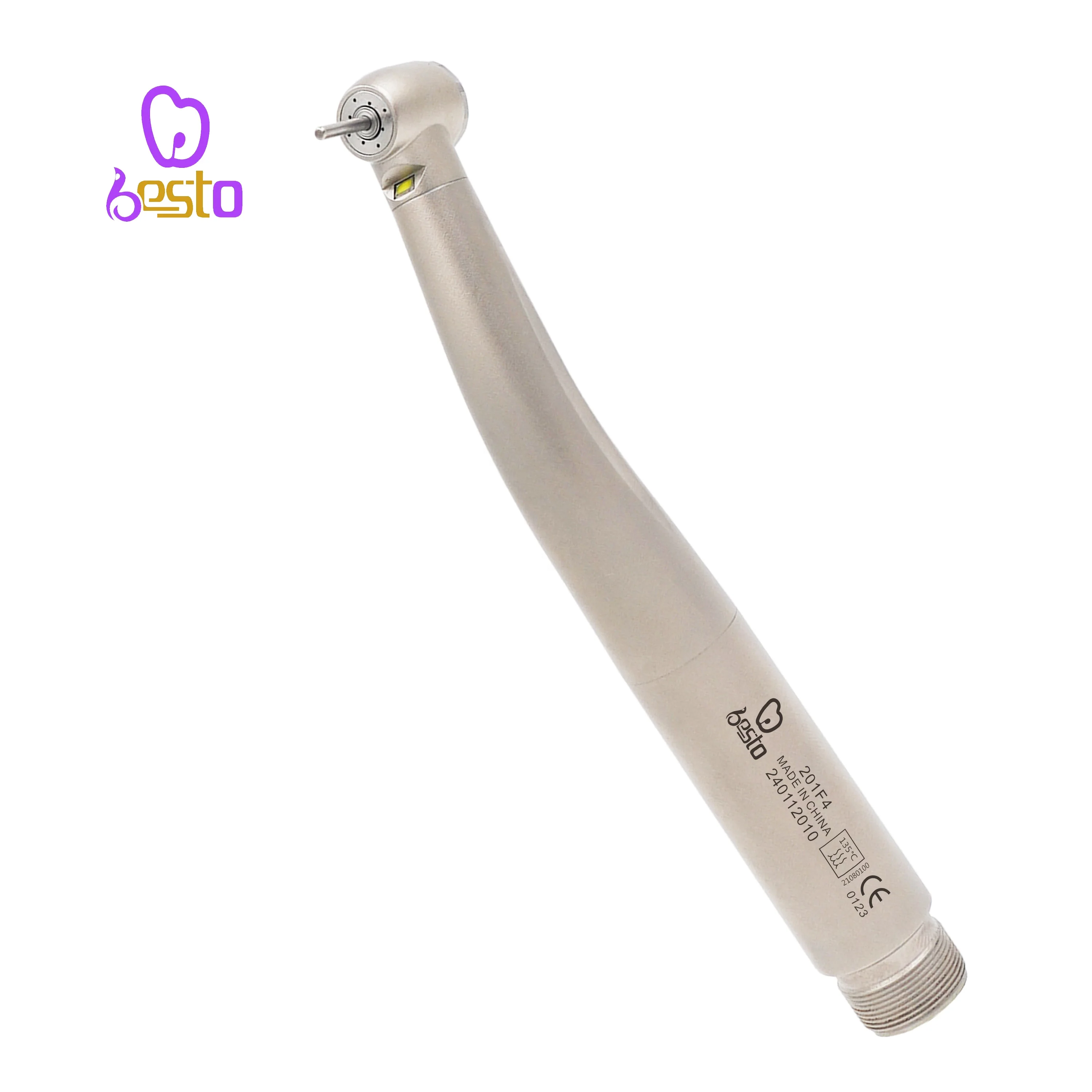 

den tal LED E-generator High Speed handpiece Stainless Steel den tal Tip 4 Water Sprays Air Turbine Handpiece 2 Holes