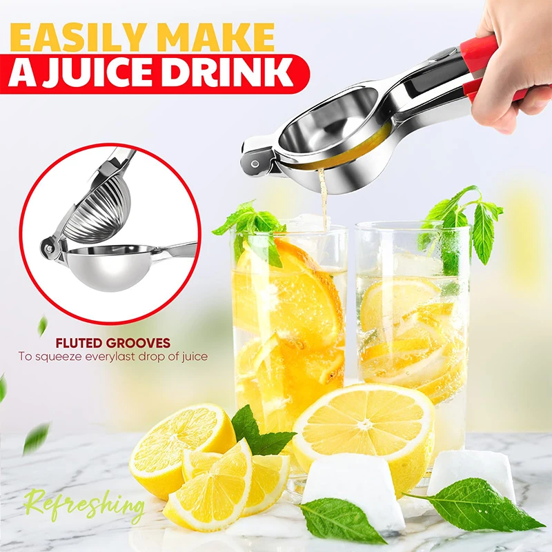 Description Picture 4 of itemã€”CC11ã€•Lemon Squeezer Extra Large, Lemon Squeezer Juicer Stainless Steel, Heavy Duty Manual Citrus Juicer Hand Press