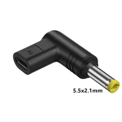 Universal USB C PD to DC Power Connector Charging Adapter - 5V (5.5 - 2.1mm)