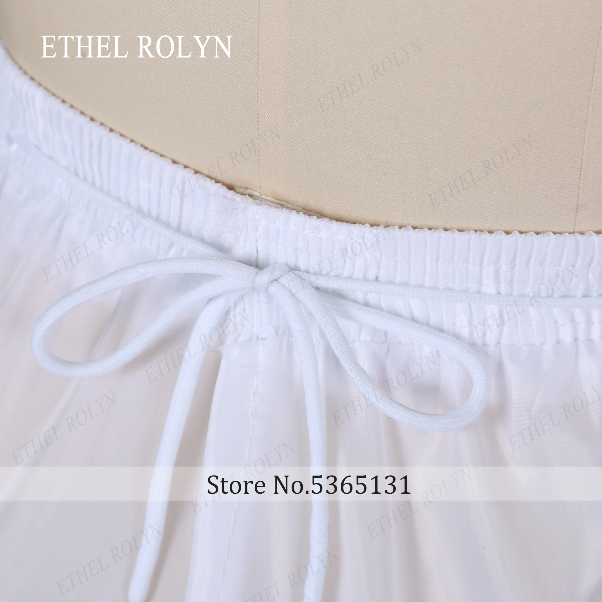 ETHEL ROLYN 6 Hoops Crinoline Long Wedding Petticoat For Ball Gown Dress Underskirt Half Slips Wedding Accessories petticoat skirt petticoat underskirt wedding underskirt wedding petticoat