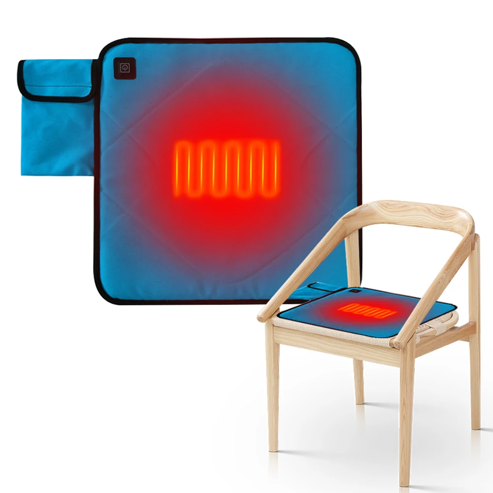 10000mAh Heated Seat Cushion Battery Operated - Portable USB Rechargeable  Heating Seat Cushion for Office and Home