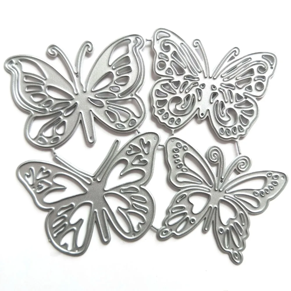 Lot De 33 Emporte-pièces Artisanaux Papillons Forever In Time - Tailles Variées, Multicolores