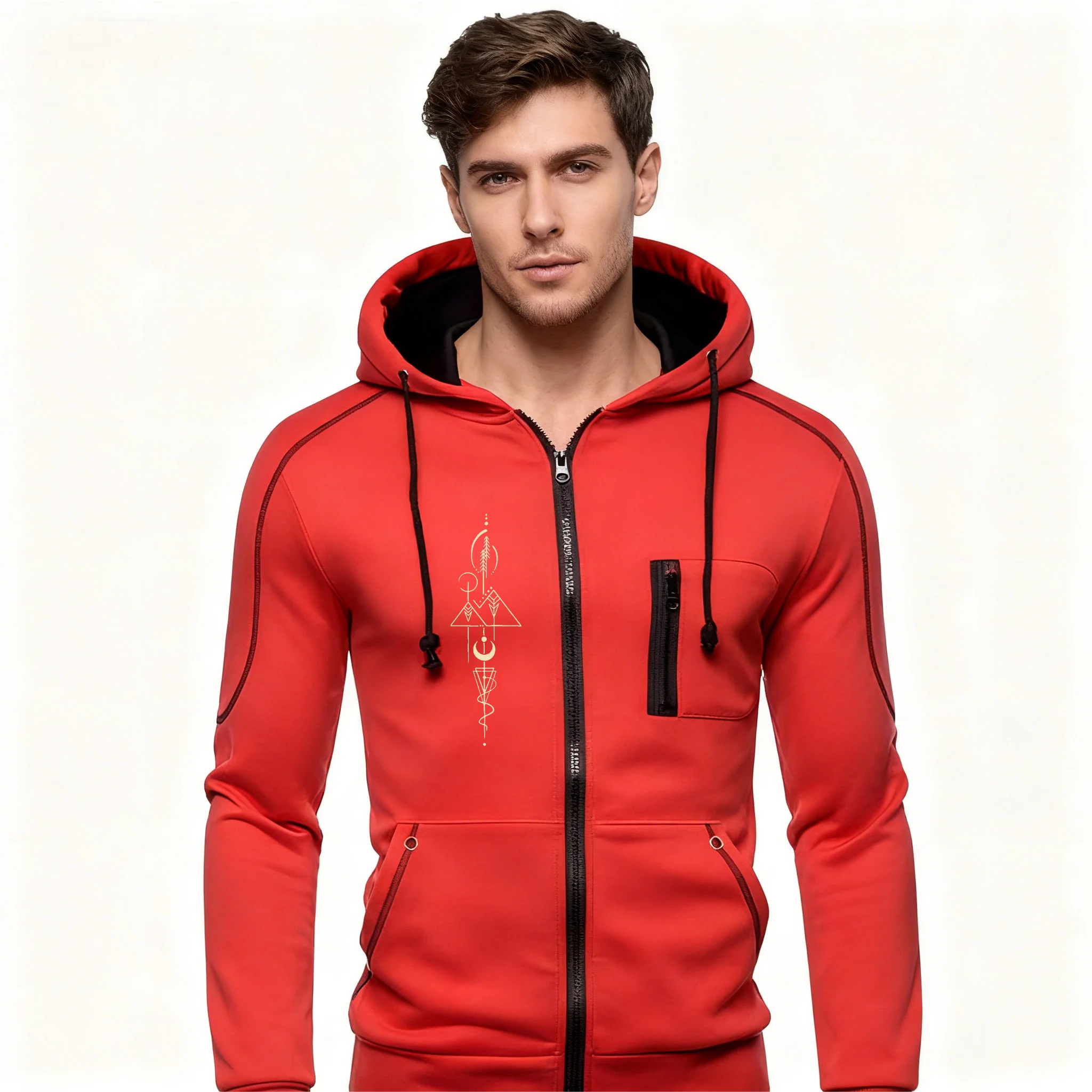 남성 후드티 스웨트셔츠 신상 캐주얼 솔리드 긴팔 후드티 남성 슬림 지퍼 가디건 후드 스웨트셔츠 남성 후디 스웨트 옴므