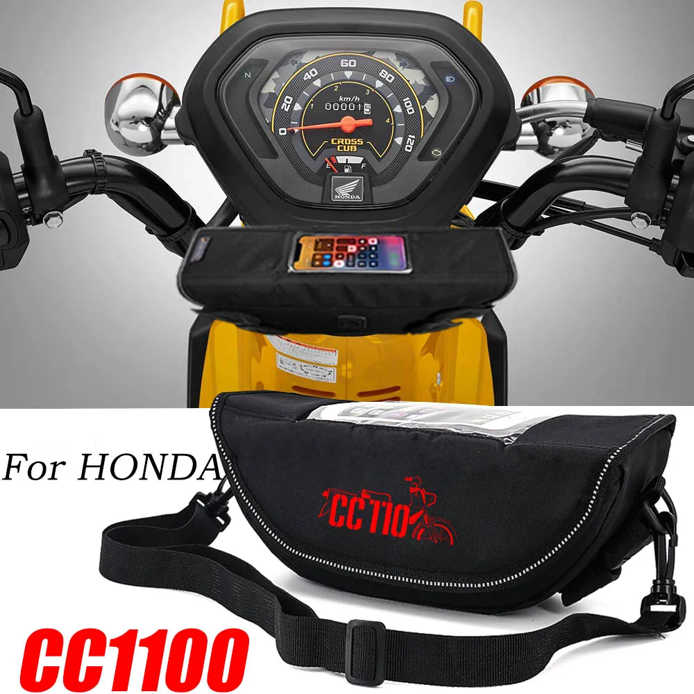 For Honda CC110 CC 110  Motorcycle accessory  Waterproof And Dustproof Handlebar Storage Bag  navigation bag