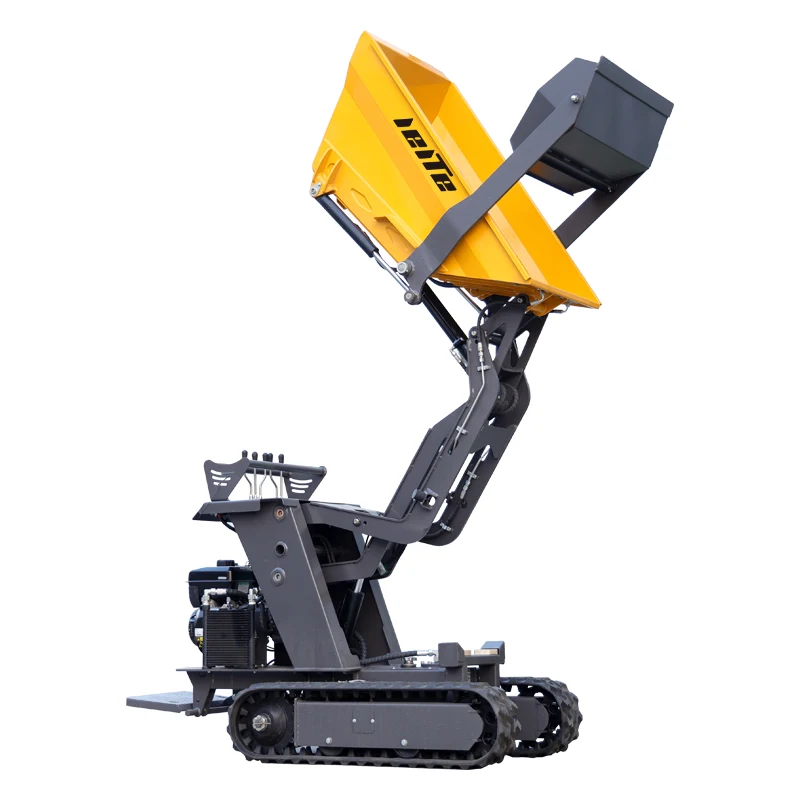 ODM OEM-camión volquete personalizado de 0,8 toneladas, sitio de construcción, Cargador automático, 500kg, mini volquete para construcción pequeña