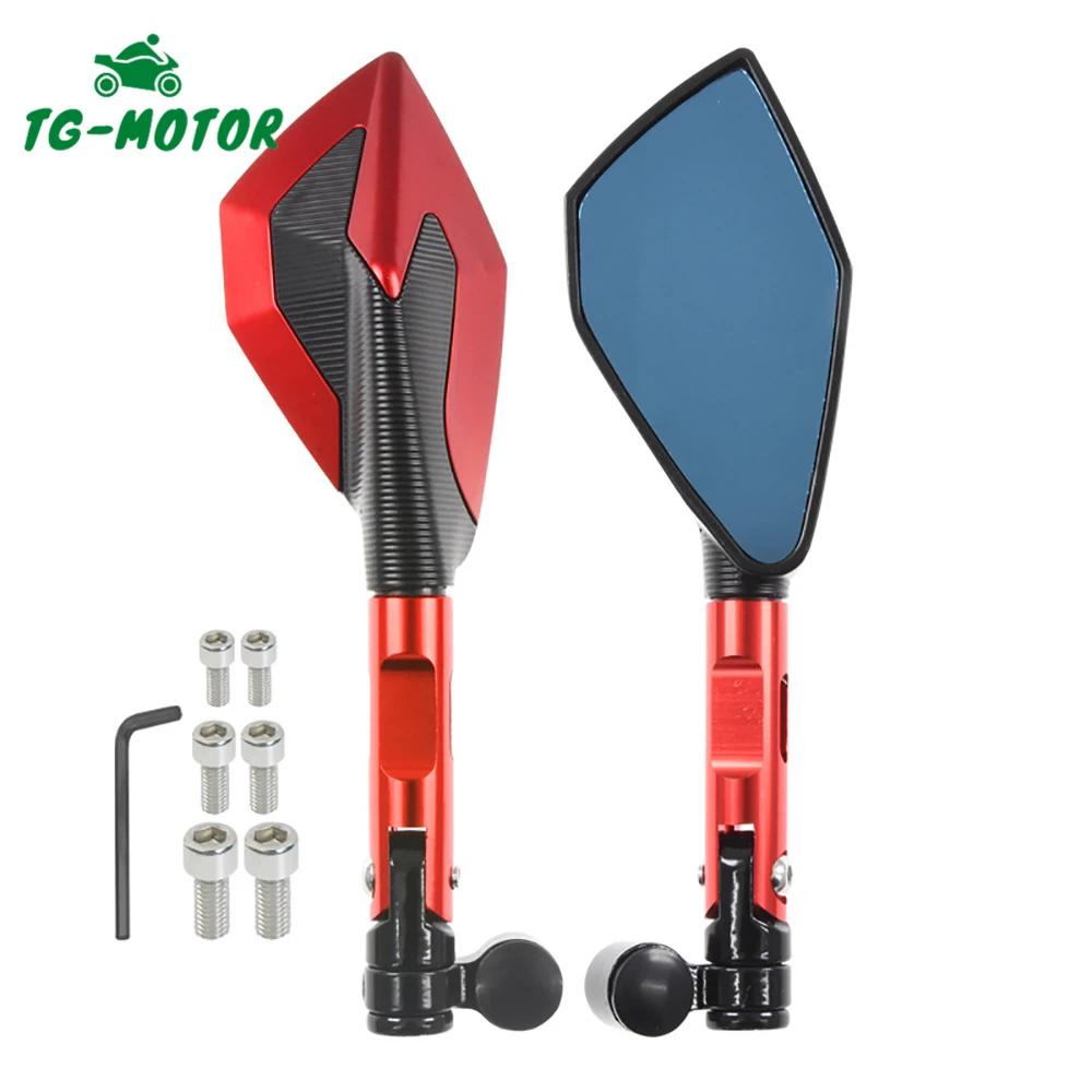 Tg-Motor Motorcycle 8 10Mm Rearview Mirror Cnc Side Mirrors For Yamaha Xmax Nmax Nvx Aerox 155 125 Forza Nss 300 Pcx Tmax530 560