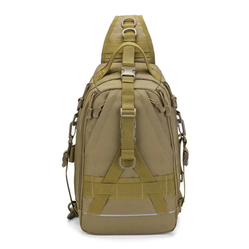 Camo Tactics Grande Capacidade Peito Malas, Esportes ao ar livre, Escalada Bolsas de Ombro, Simples Lazer Militar Crossbody Malas