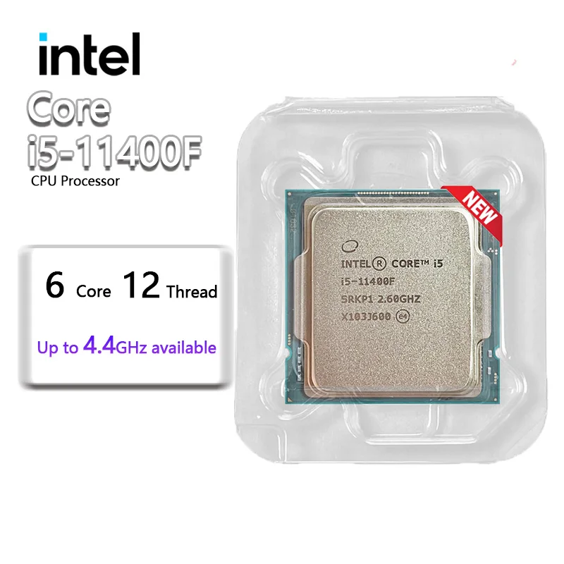 Intel i5-11400F 2.6Ghz Processor Silver