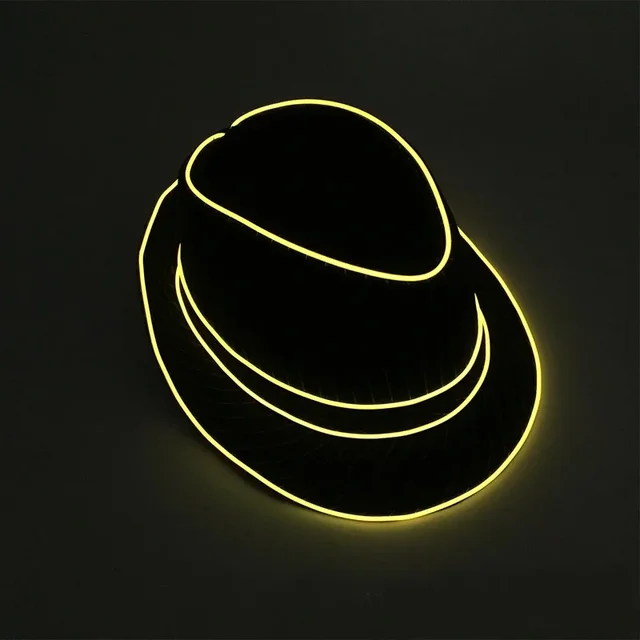 LED Wire Top Hat and Ties 5