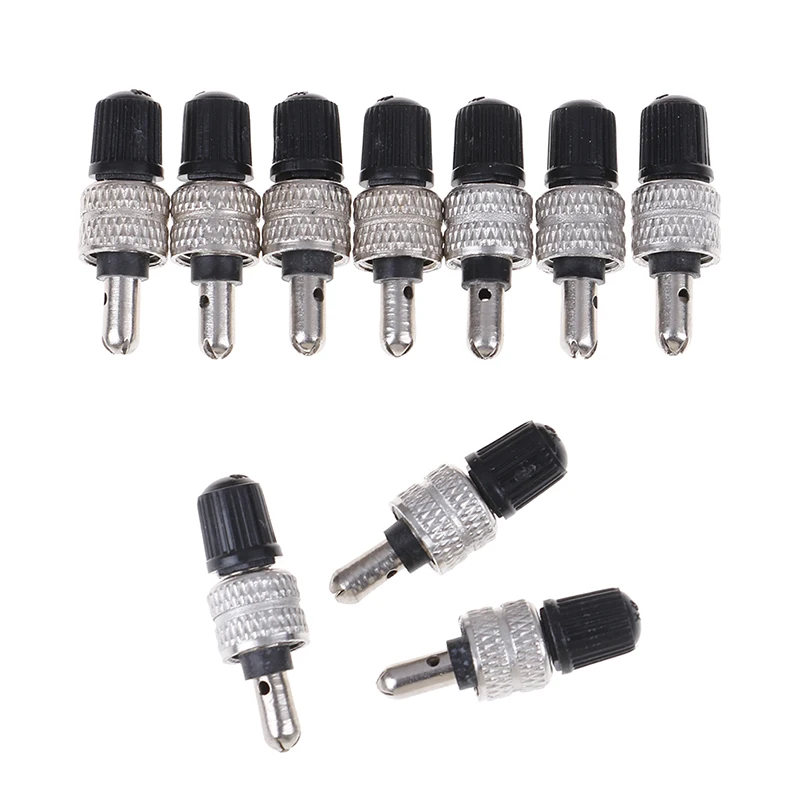 Bike Wheel Tire Valve Core with Cap Bicycle Schrader Valve 1/3/10 Pcs bicycle tire valve cap,bicycle valve cap,bicycle valve core,bicycle air valve,bicycle valve,valve cap,valve caps,tire valve core,air tyre valve stem