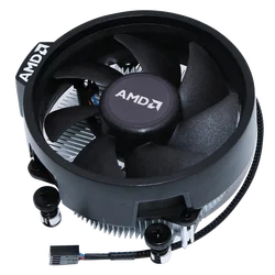 Enhanced AMD Original Fan Radiator Cooler for High-Performance CPUs (Black)