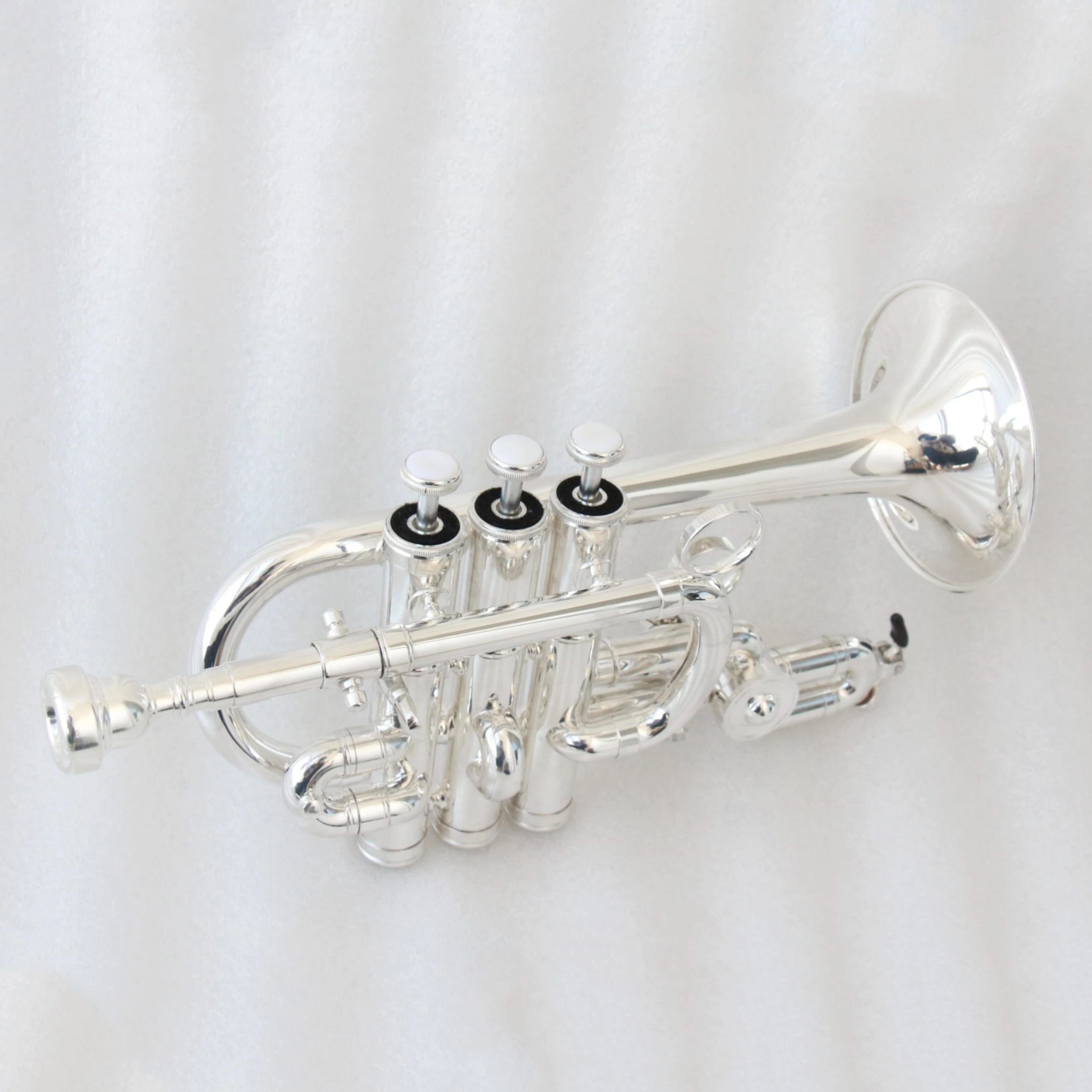 trumpet professional good price economical trumpet instrument silver plated Bb/A piccolo