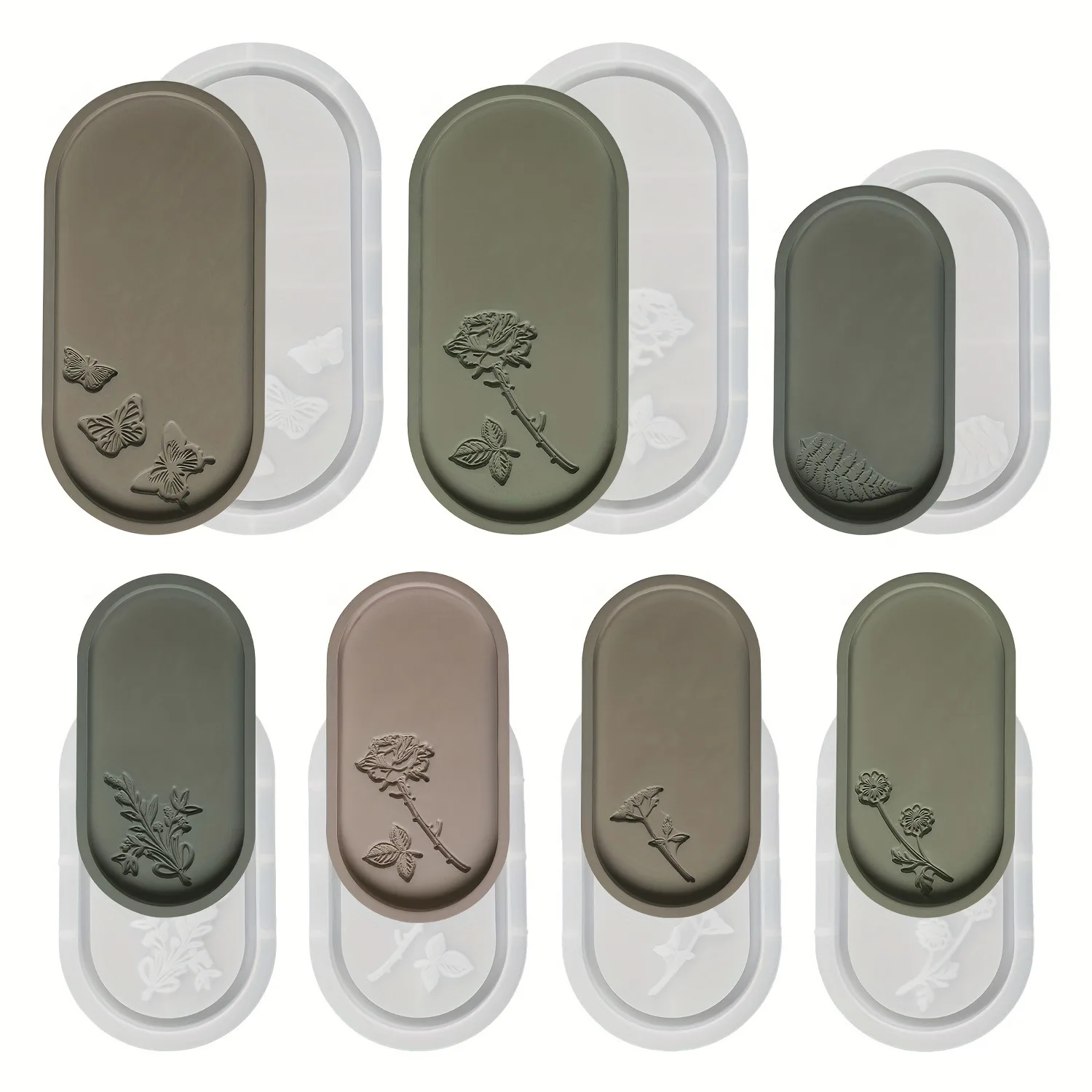Stampo ovale silicone 24 alveoli - 91 ml - Maé innovation