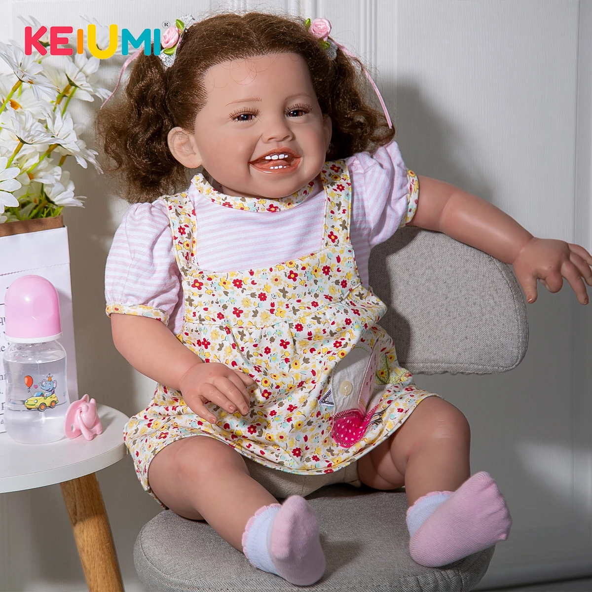 

Куклы KEIUMI из волокон ручной работы, 60 см, куклы-младенцы, тканевые куклы, девочка, мила, куклы для детей, подарки на день рождения, Playmates