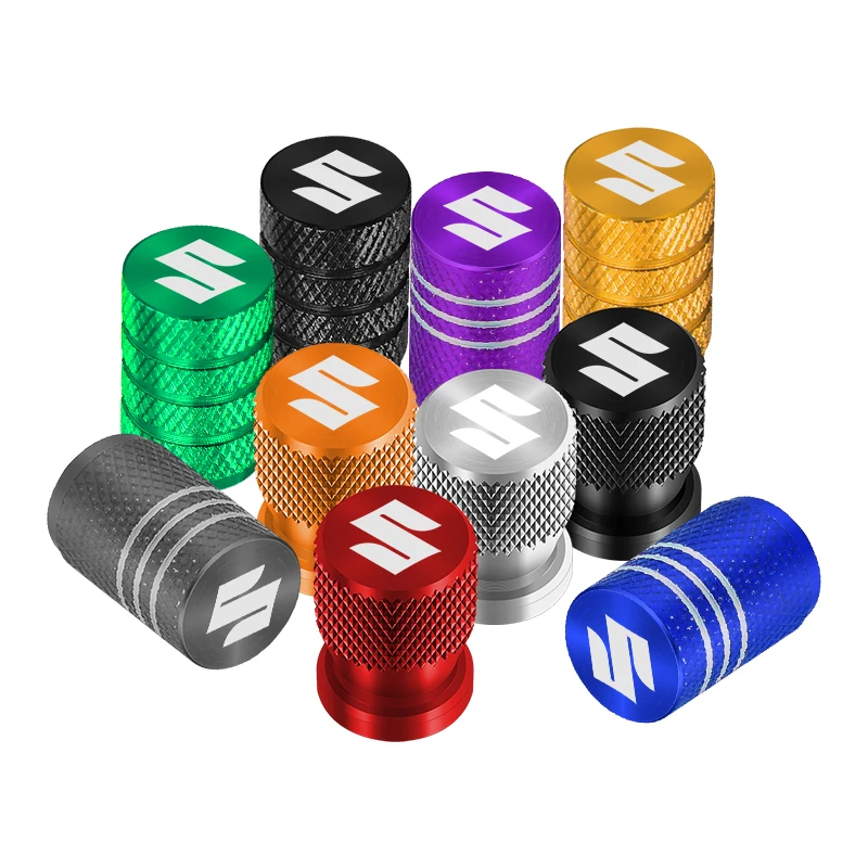 CNC Aluminum Car Tyre Valve Air Port Cover Cap Auto Accessories For
