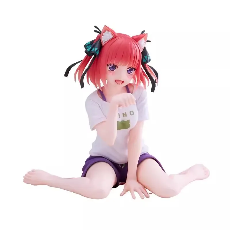 

Оригинальная Подлинная настольная Милая кошка TAiTO Nakano Nino, одежда для комнаты Ver gotouпучок No Hanayome ∬ 13 см, модель анимационного персонажа, игрушка
