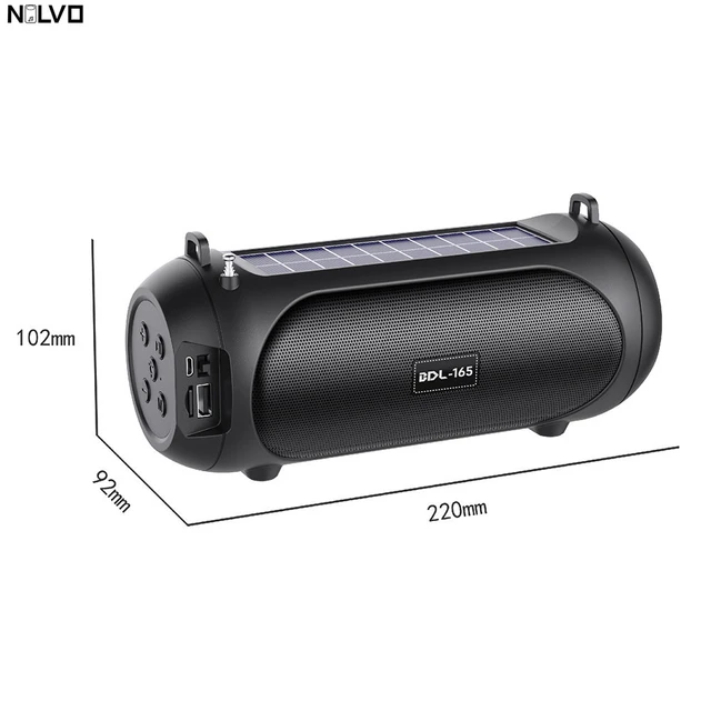 ENCEINTE BLUETOOTH 5.0 PORTABLE 10W 360° AVEC ECLAIRAGE LED