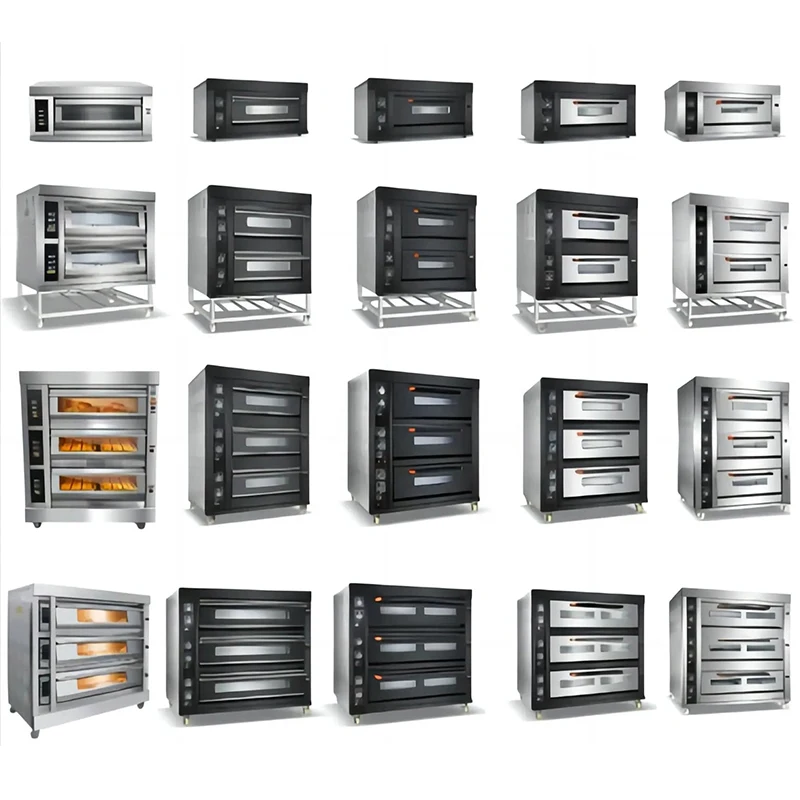 Commercial Electric Oven Plug Factory Price Electric Instrumentation Control Bread Making Machine 2 Deck 4 Tray Baking Deck Oven 4