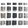 Commercial Electric Oven Plug Factory Price Electric Instrumentation Control Bread Making Machine 2 Deck 4 Tray Baking Deck Oven 4