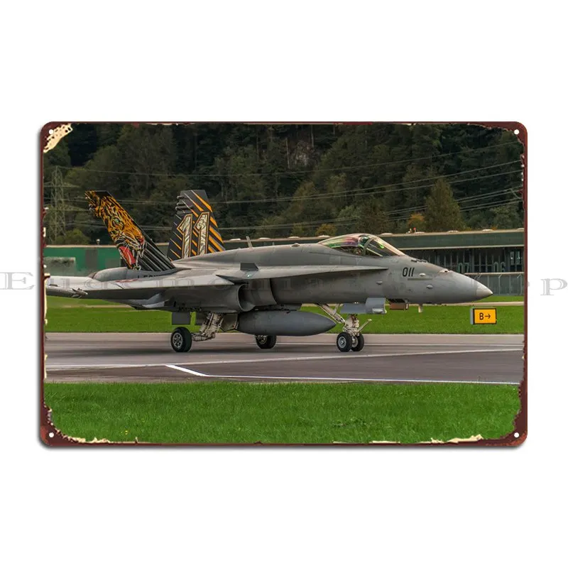 

Jet Plane Metal Plaque Decoration Decoration Club Character Retro Tin Sign Poster