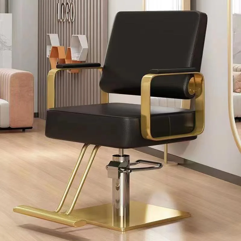 

Professional Barber Chairs Facial Stool Swivel Recliner Makeup Metal Barber Chairs Cosmetic Silla De Barberia Luxury Furniture