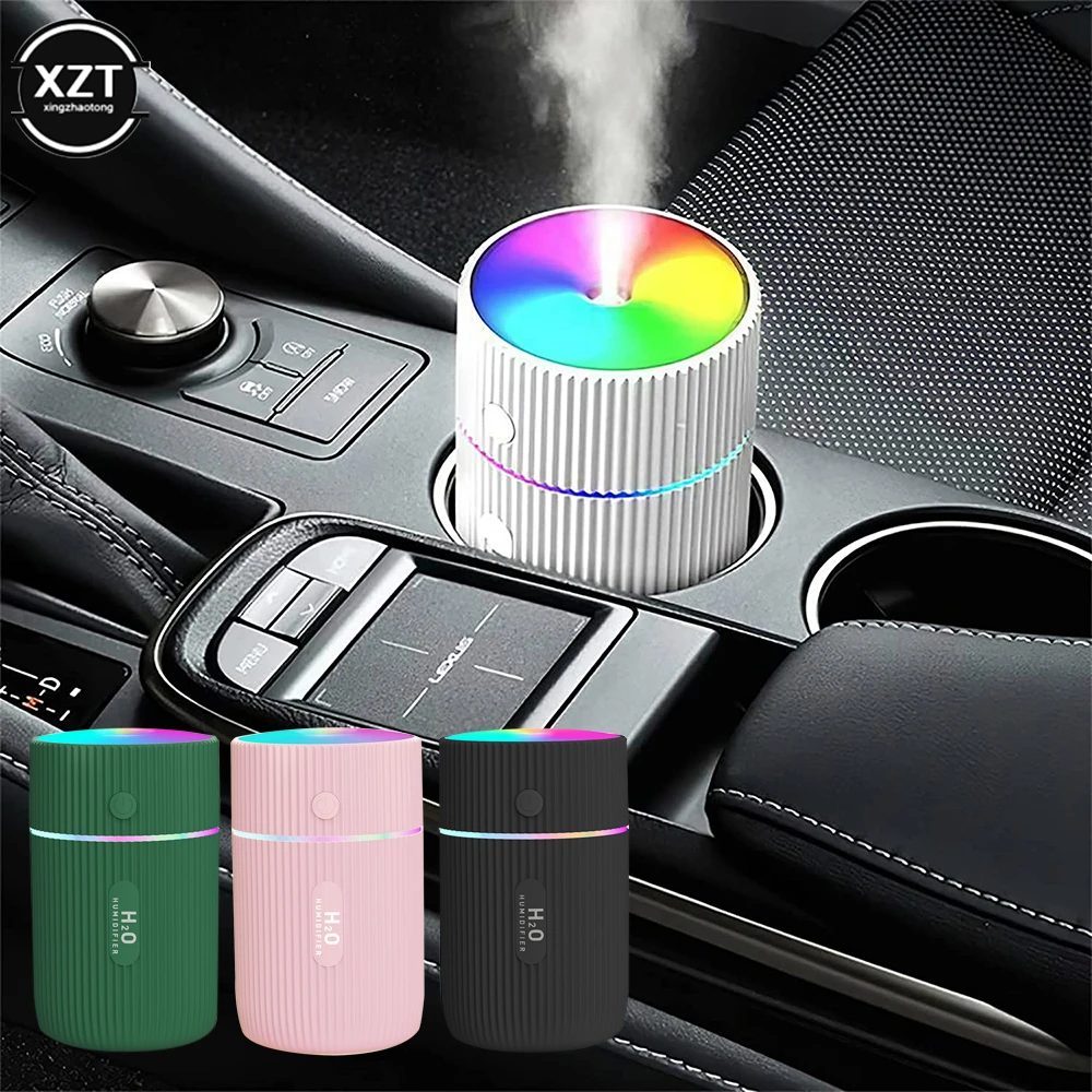 Mini Home Humidifier USB Air Purifier Car Humidifier Portable Air Freshener with LED Night Light Ambient Light 3