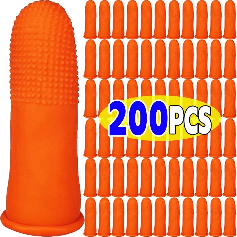 Disposable Finger Covers 200/10PCS Latex Finger Cots Anti-static