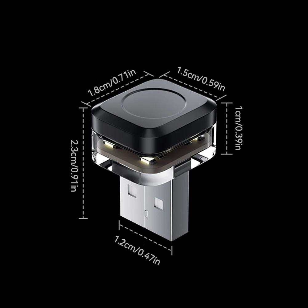USB Car Interior LED Ambient Light 6
