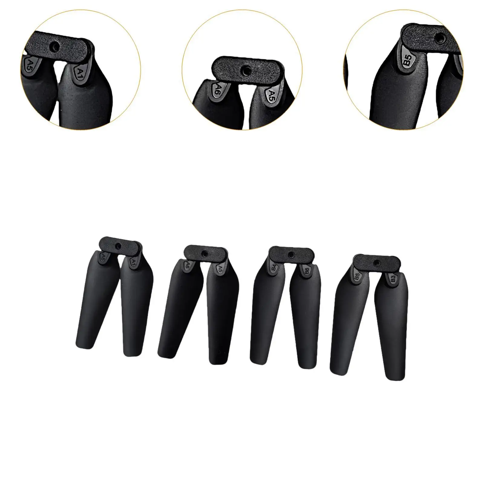 Hélices pliantes pour drones E58 E88 E99 S89 S85 - Lot de 4 pièces