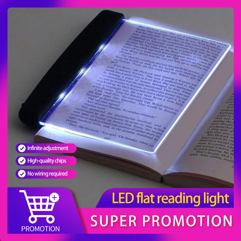 Multifunctional Led Flat Night Vision Reading Light Eye Protection Eye