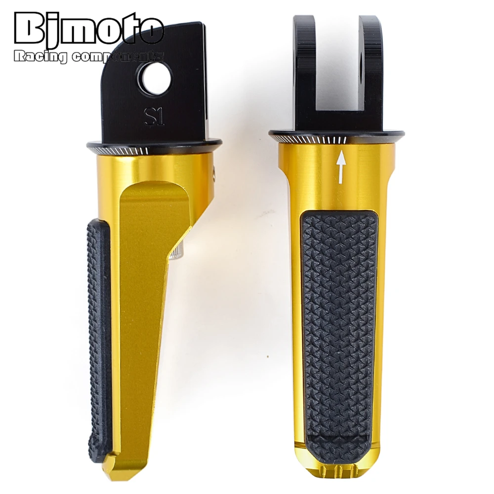 Front Padel Footrests Foot Pegs For SUZUKI GSX-S125 GSX-S750 GSX-S1000 GSX-S1000F GSX-R1000/R GSXS 125 750 750 1000F GSXR 1000R motorcycle accessories motorcycle footrests motorcycle foot pedals