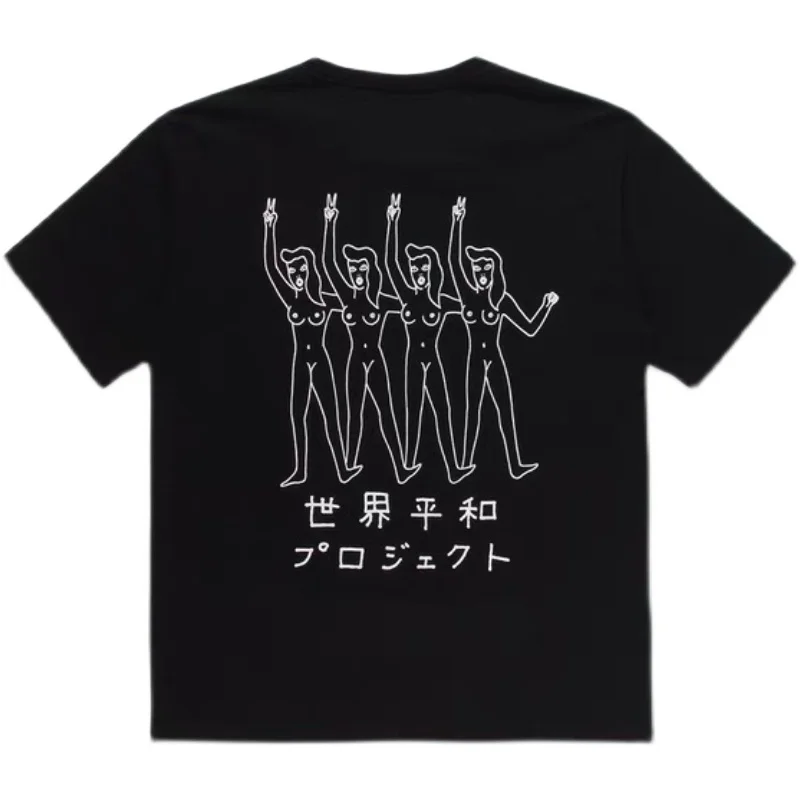 CREW NECK T-SHIRT 天国東京 世界平和プロジェクト ワコマリア
