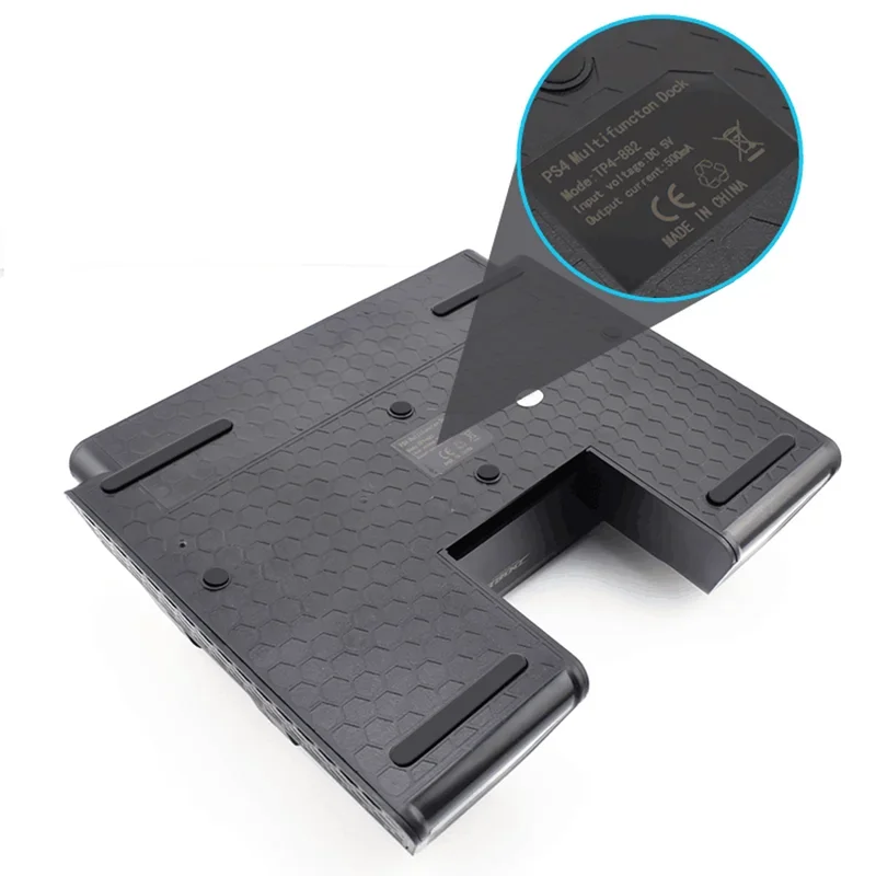 데이터 프로그 PS4/PS4 슬림/PS4 프로 수직 스탠드 (냉각 팬 및 듀얼 컨트롤러 충전 독 포함)