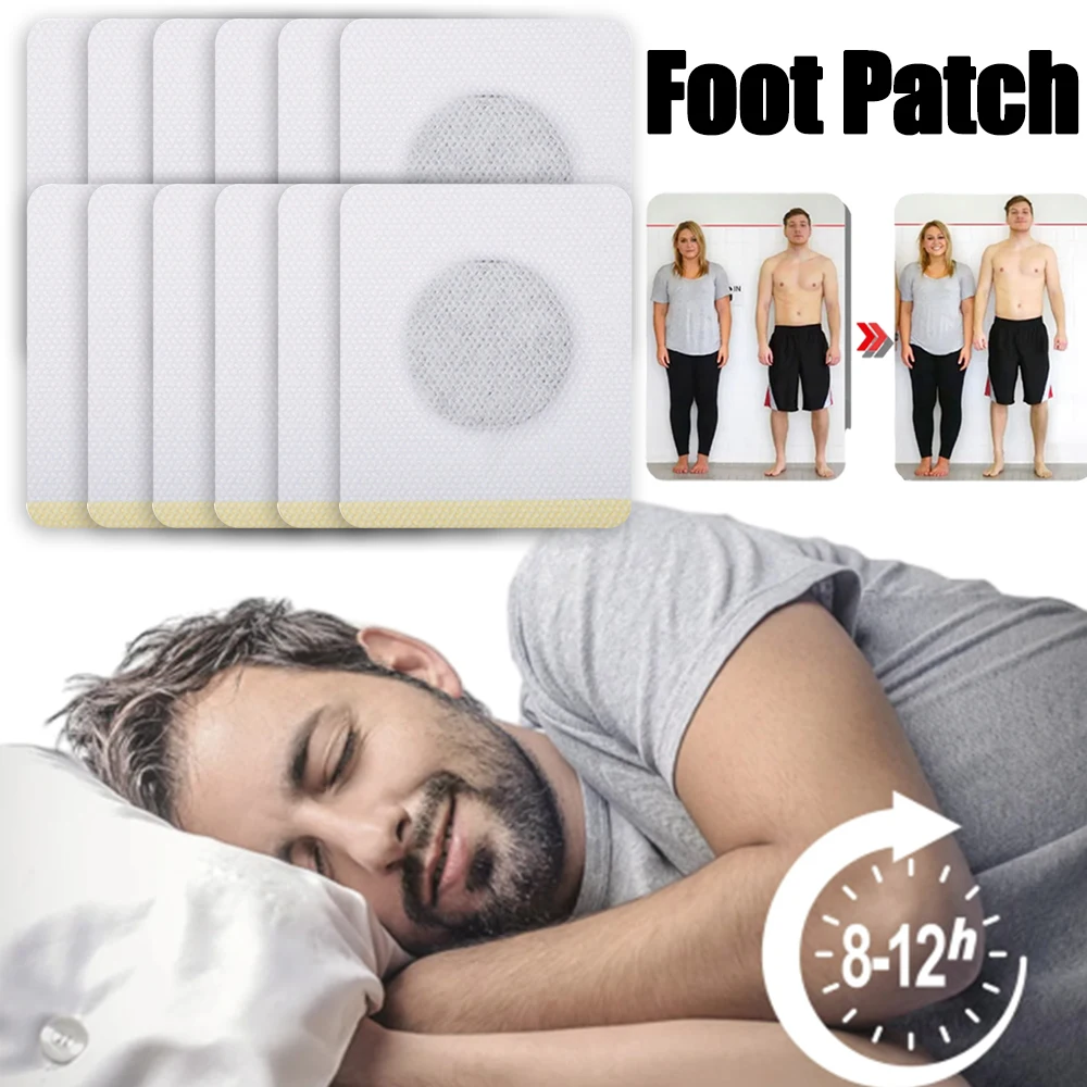 Height Increase Foot Patch Body Enhancer Feet Pad Promote Adults Bone Growth Plantar Acupoint Stimulation Stickers 24/12/10/6PCS