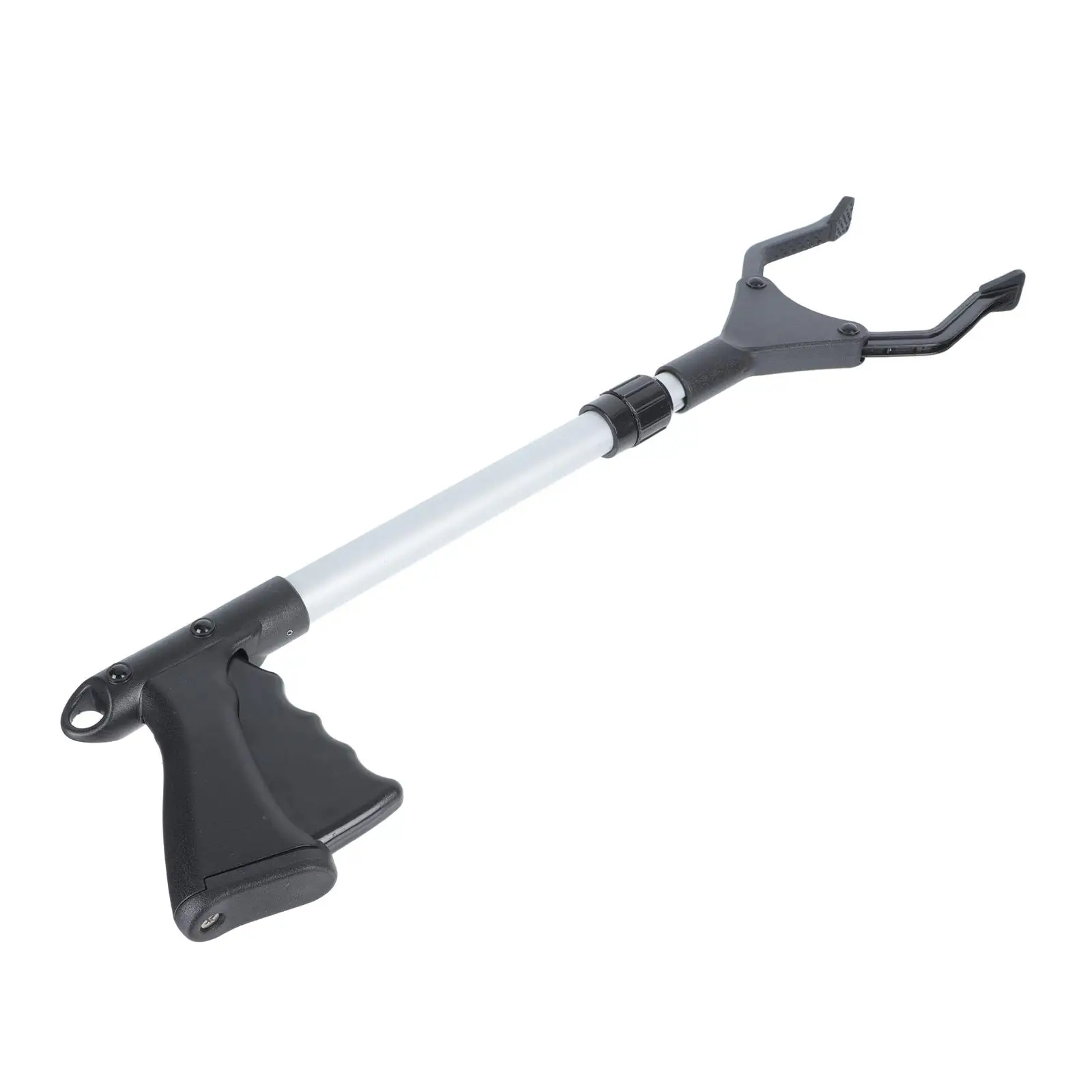 Retractable Aluminum Alloy Trash Clip 50.8 66cm Garbage Picker Leaf Grabber Long Arm Rubbish Clamp Tool Durable Outdoor Cleaning