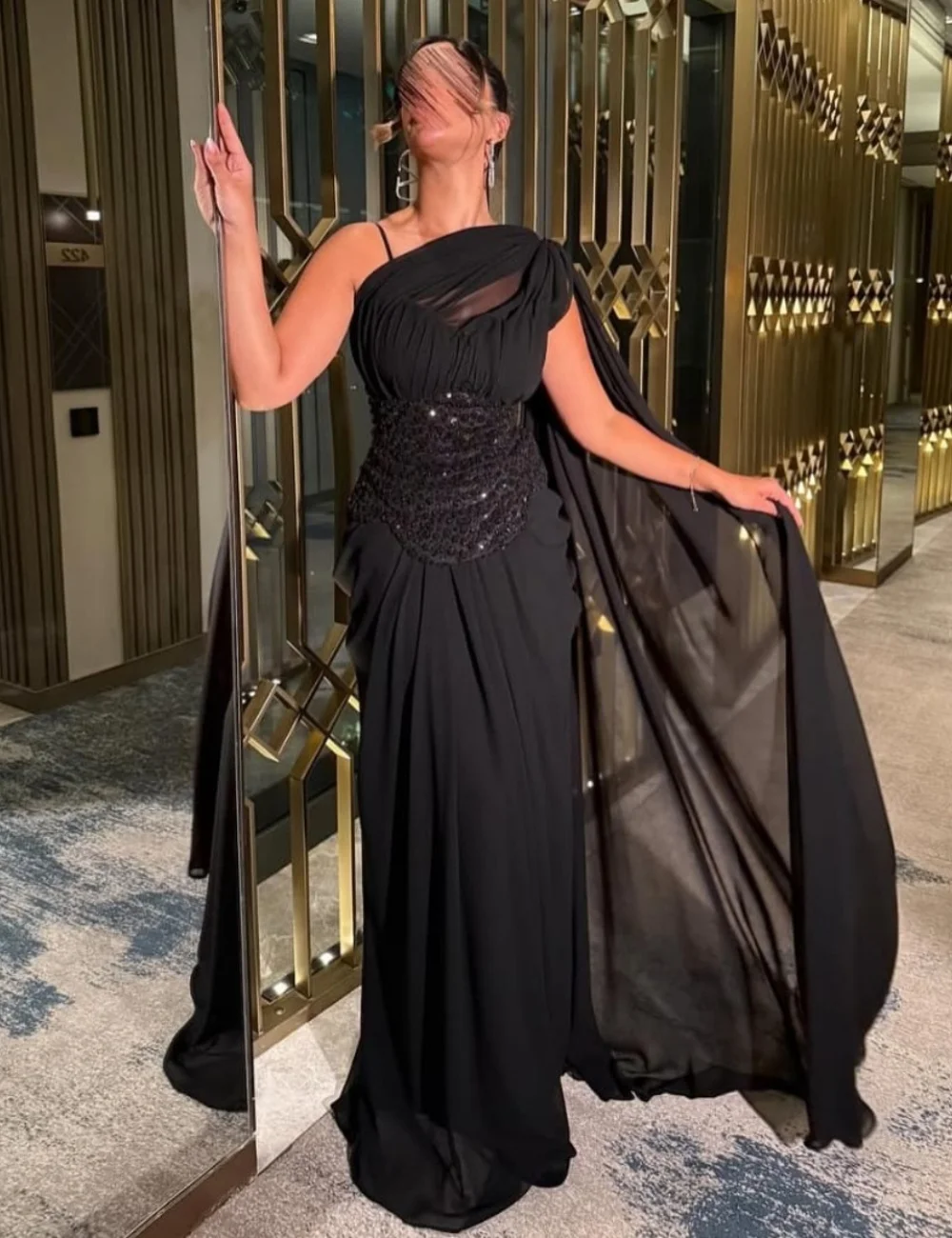 green emerald velvet dress Wrap Satin A-Line Floor Length Evening Dress  KissDress