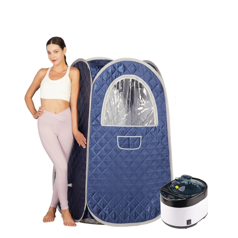 ใหม่ซาวน่าไอน้ําแบบพกพาซาวน่าซาวน่าเต็นท์ 4L 1500W Steam Generator สําหรับ Home Spa ผ่อนคลาย 1