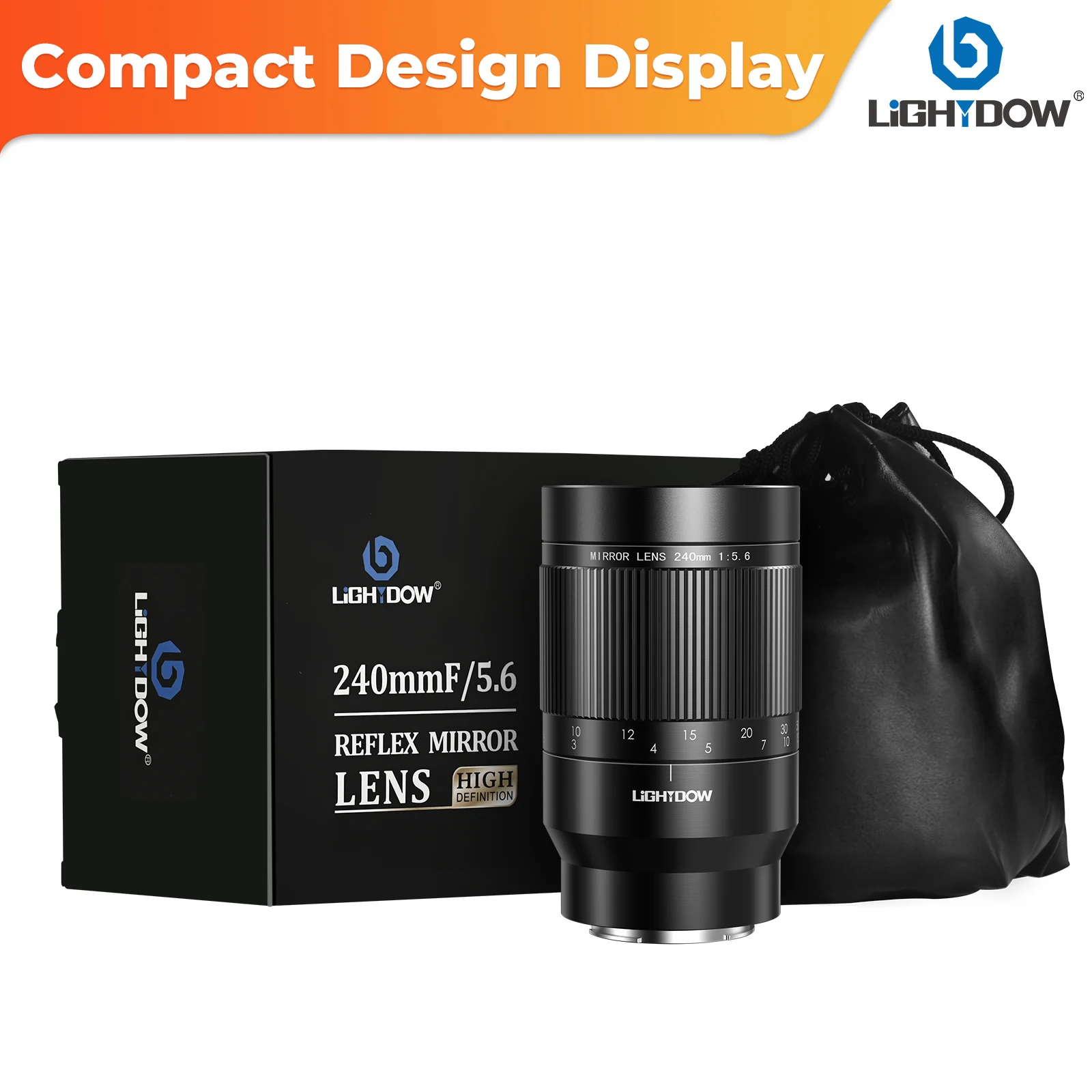 NEW 240MM F5.6 Foldback Prime Lens For Canon EF Nikon Z Sony E Mount Micro Singl