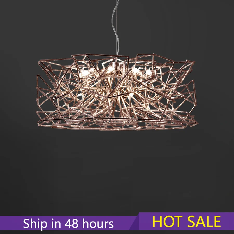 

Nordic modern restaurant led chandeliers novelty luxury art bar decoration lighting minimalist living room bar hanging lights