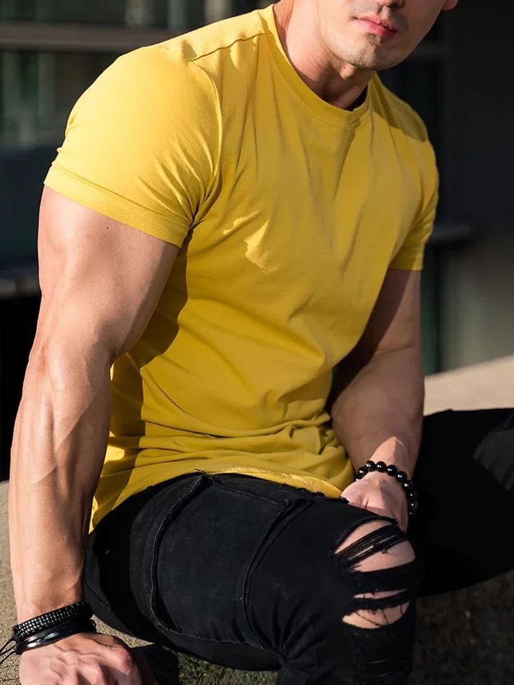 PlatiNum Muscle Fitness T-shirt quality stitching